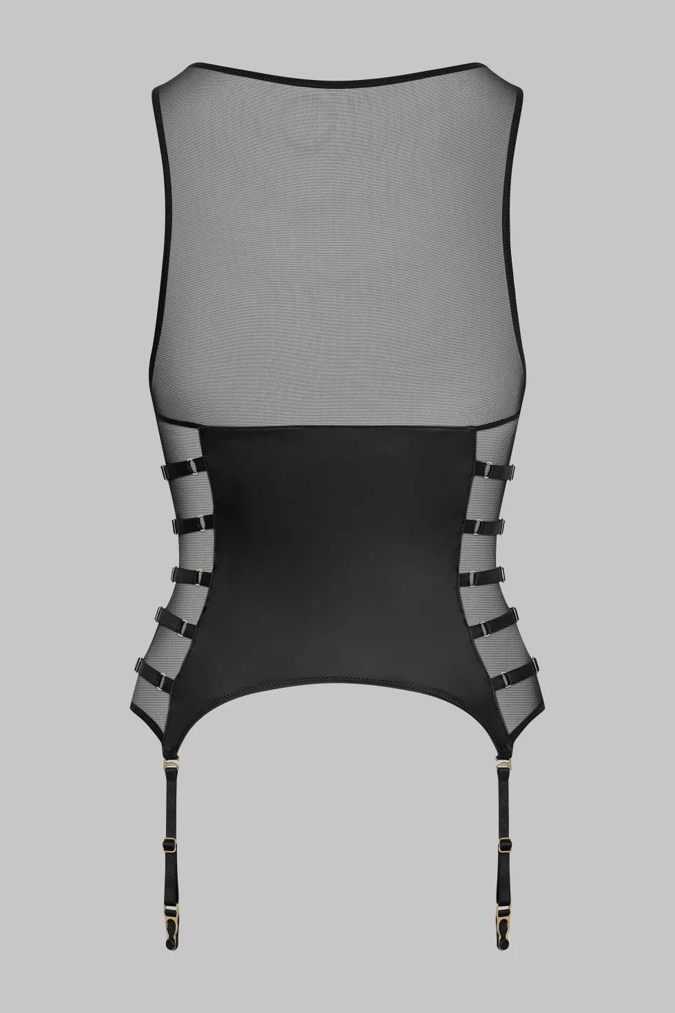 Chambre NoireTop corset porte-jarretelles