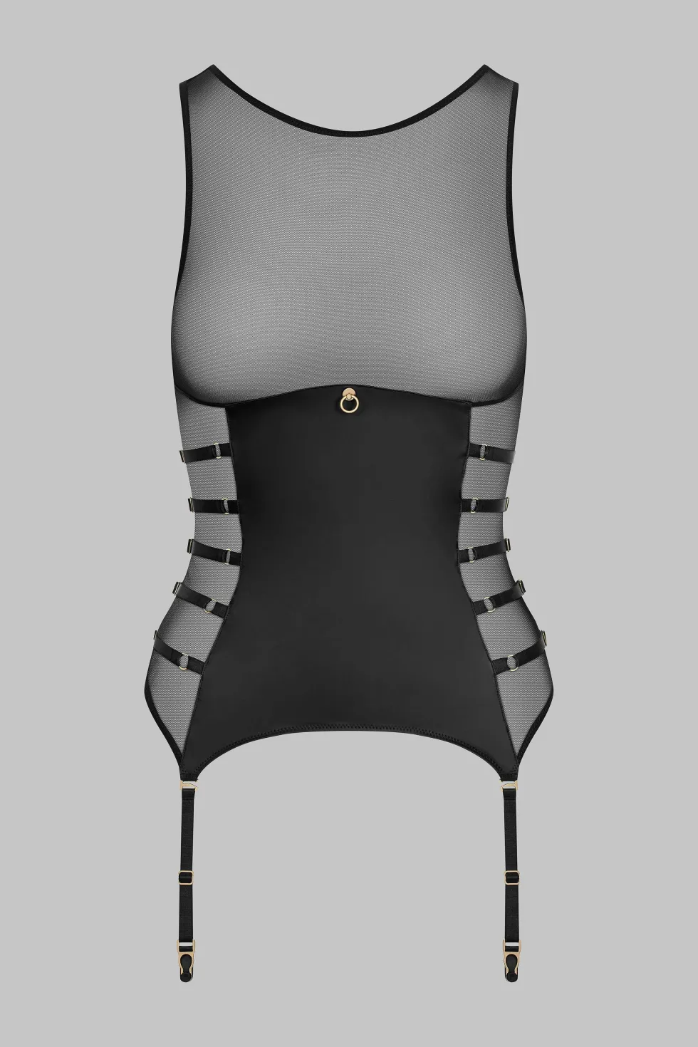 Chambre NoireTop corset porte-jarretelles