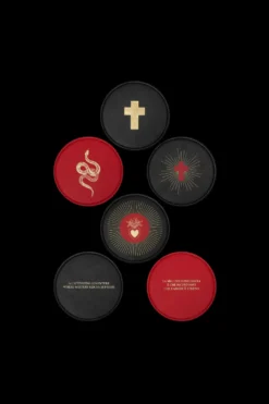 Curiosités Désirables ©Vino Veritas - Dessous de verre (Lot de 6)