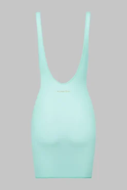 Double Sens PastelRobe Courte Dos Nu