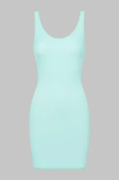 Double Sens PastelRobe Courte Dos Nu