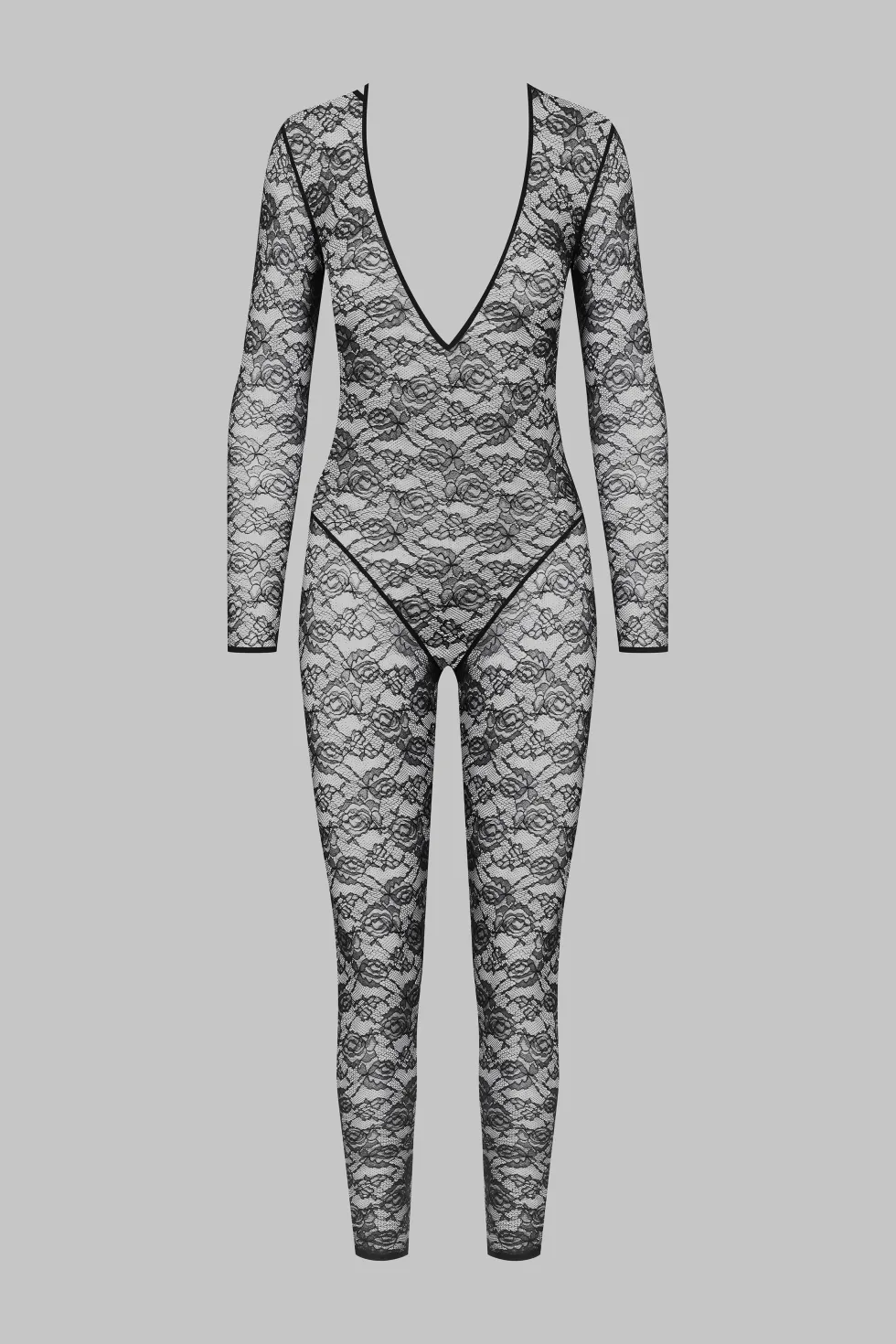 FlashbackCatsuit manches longues Col V
