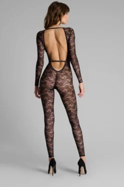FlashbackCatsuit manches longues Col V