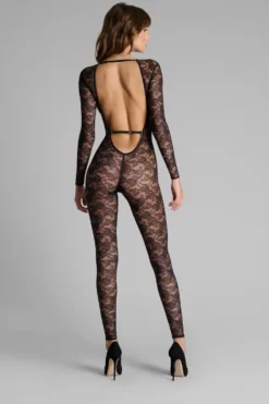 FlashbackCatsuit manches longues Col V