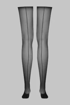 LegwearBas coupés roulés couture 20D