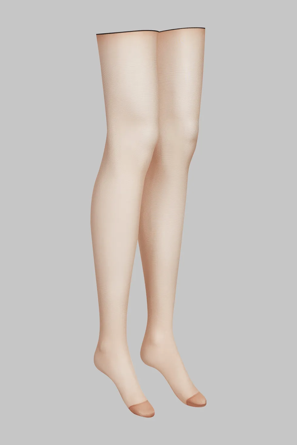 LegwearBas coupés roulés couture 20D