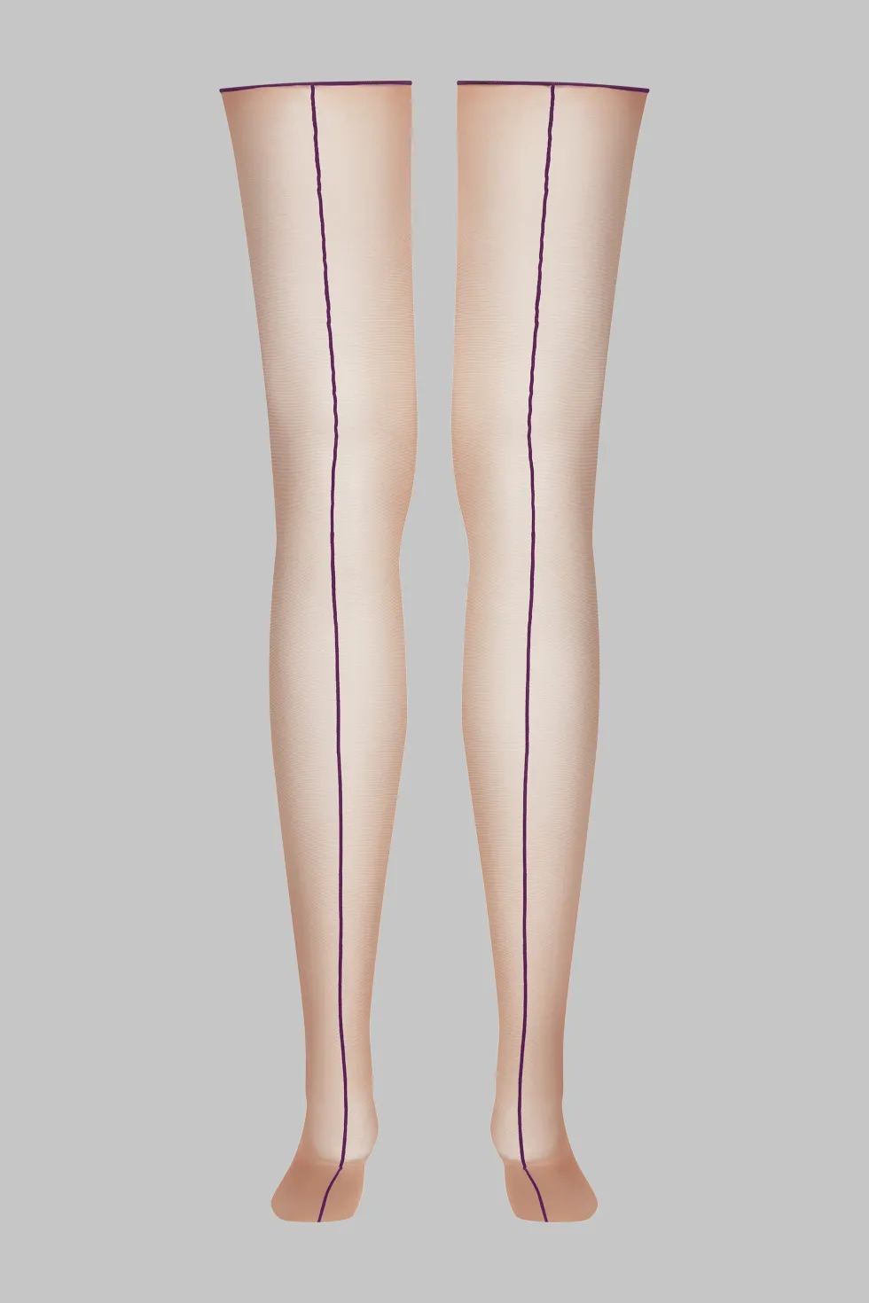LegwearBas coupés roulés couture 20D
