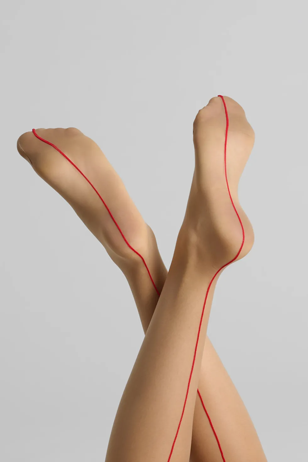 LegwearBas coupés roulés couture 20D