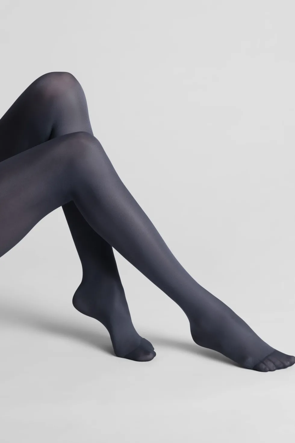 LEGWEARBas Coupés Roulés 40D - Gris