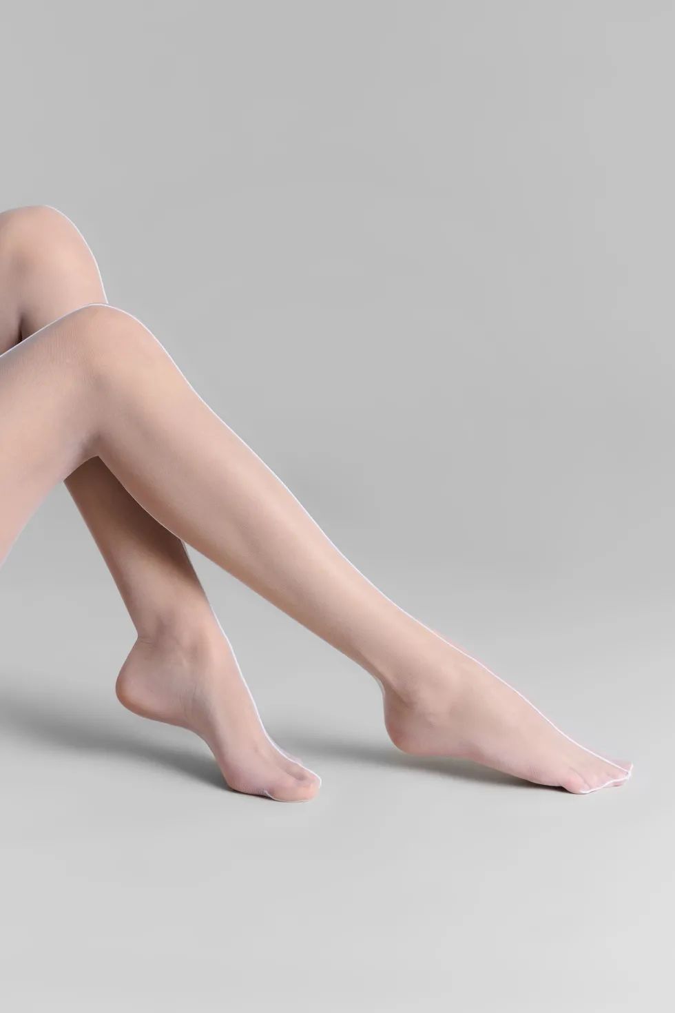 LegwearBas coupés roulés double couture 10D