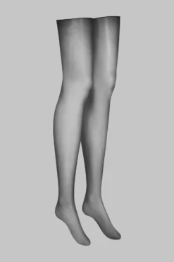 LegwearBas coupés roulés glacés 20D - Fumé