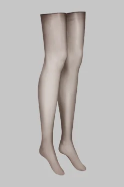 LegwearBas coupés roulés glacés 20D - Chocolat