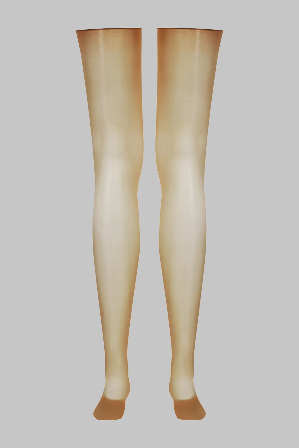 LegwearBas coupés roulés glacés 20D - Caramel