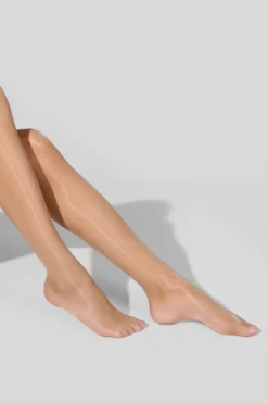 LegwearBas coupés roulés glacés 20D - Caramel