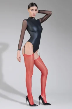 LegwearBas coupés roulés glacés 10D