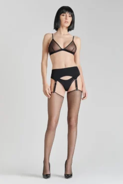 LegwearBas coupés roulés résille