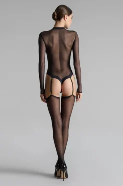 LegwearBas coupés roulés voile soyeux 20D - Noir