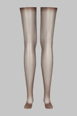 LegwearBas coupés roulés voile soyeux 20D - Marron