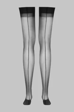 LegwearBas jarretières couture 20D