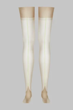 LegwearBas nylon authentique couture fluo 15D