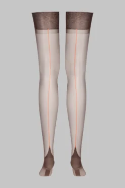 LegwearBas nylon authentique couture fluo 15D