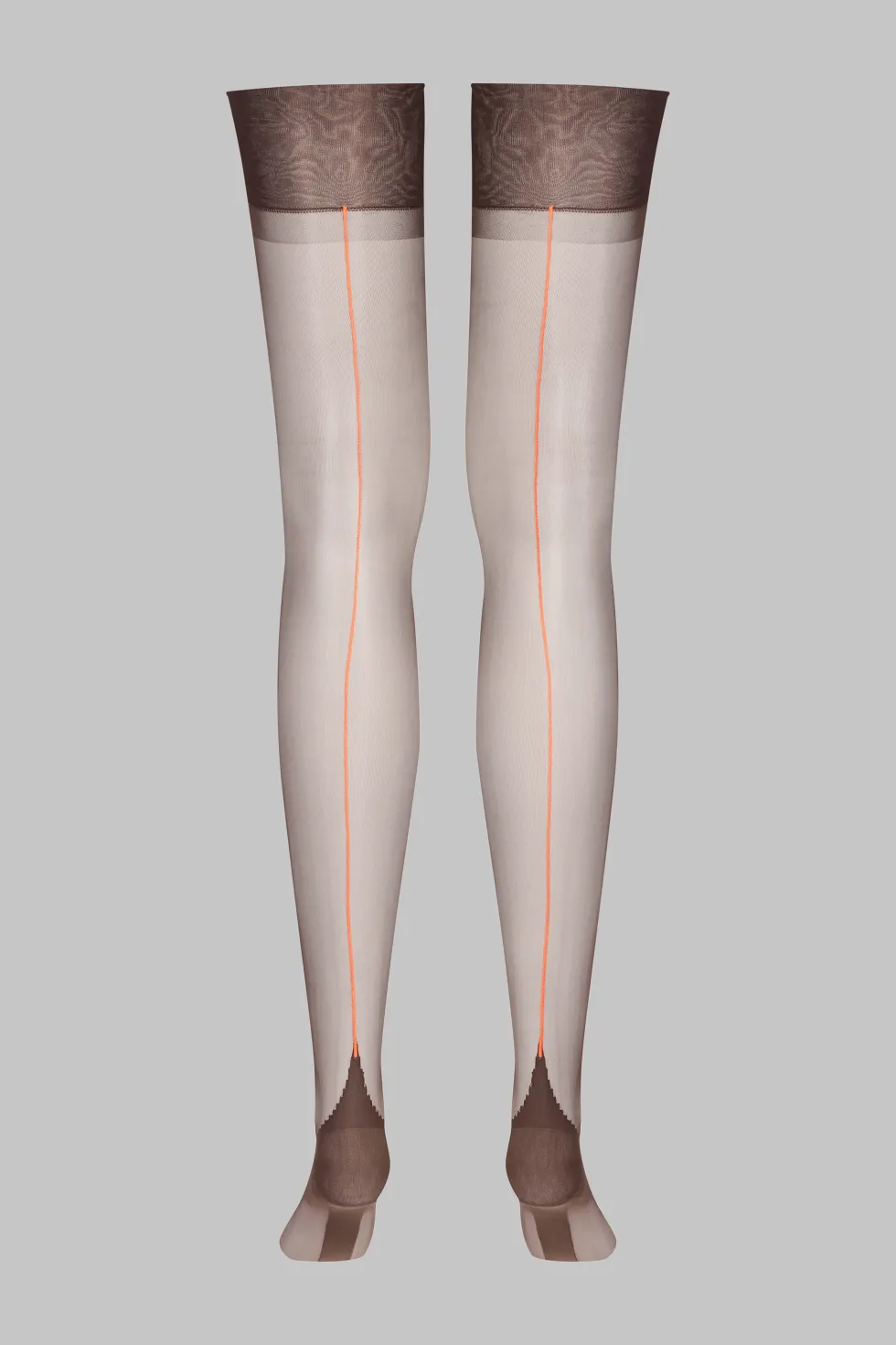 LegwearBas nylon authentique couture fluo 15D