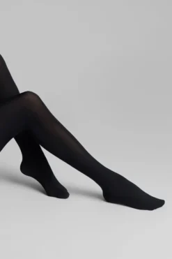 LEGWEARCollant Dos Ouvert 70D - Noir - Scandale x Maison Close