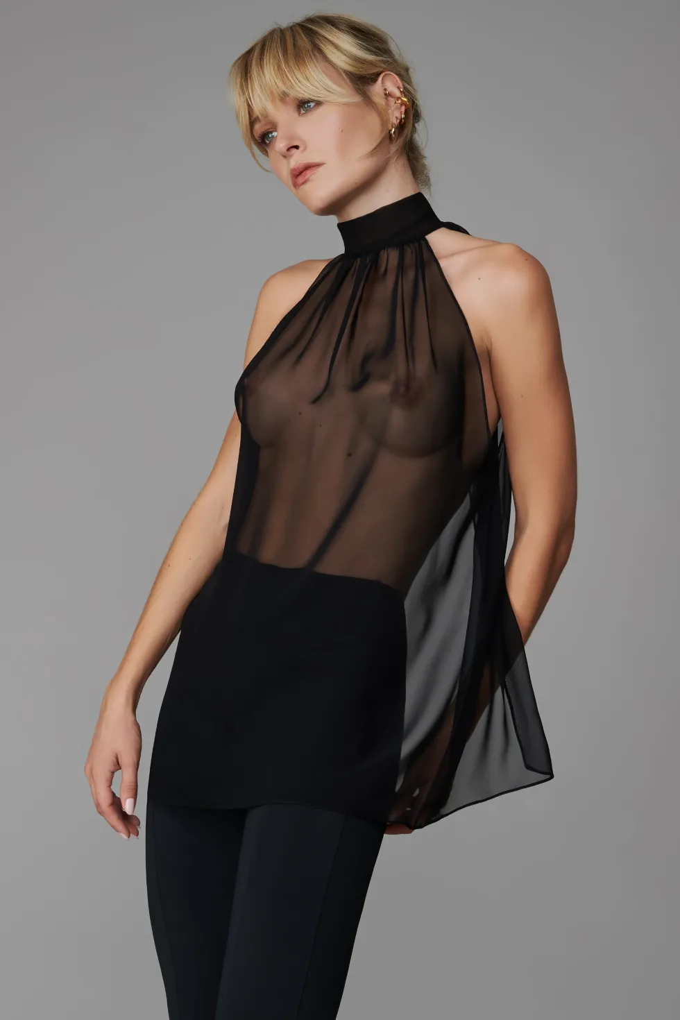 Le Vestiaire013 Blouse transparente