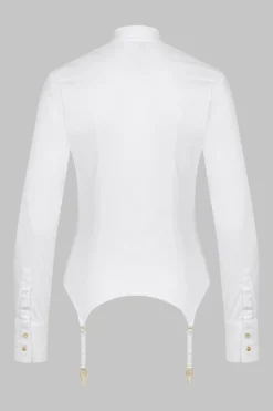 Le Vestiaire014 Chemise porte-jarretelles