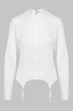 Le Vestiaire014 Chemise porte-jarretelles