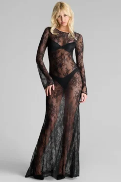 Le Vestiaire030 Robe longue dentelle dos nu