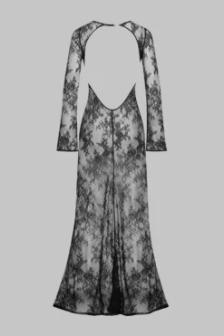 Le Vestiaire030 Robe longue dentelle dos nu