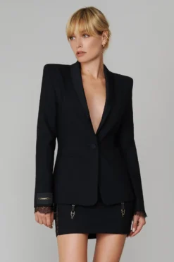 Le Vestiaire001 Veste smoking porte-jarretelles