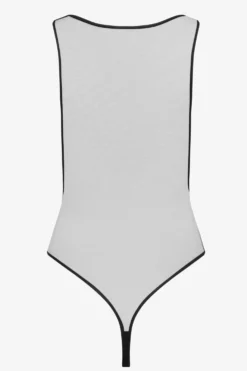 MinuitMaillot de bain une pièce col V transparent