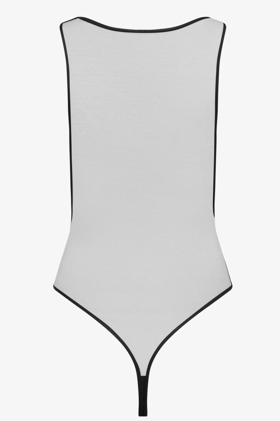 MinuitMaillot de bain une pièce col V transparent