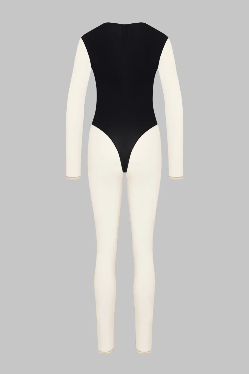 Pure TentationCatsuit col V manches longues