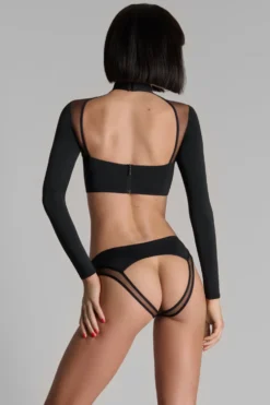 Pure TentationTop transparent Manches Longues