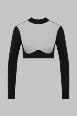 Pure TentationTop transparent Manches Longues