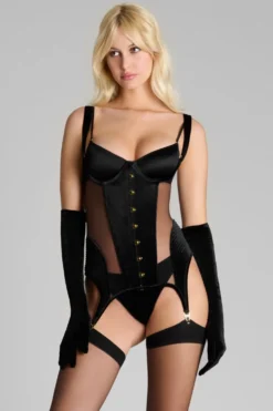 ROCOCOCorset Ouvert Porte-jarretelles - Scandale x Maison Close