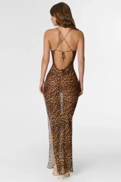 SafariRobe Longue Dos Nu