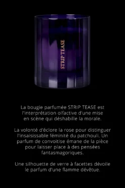 Strip TeaseBougie d'ambiance notes Poudrées
